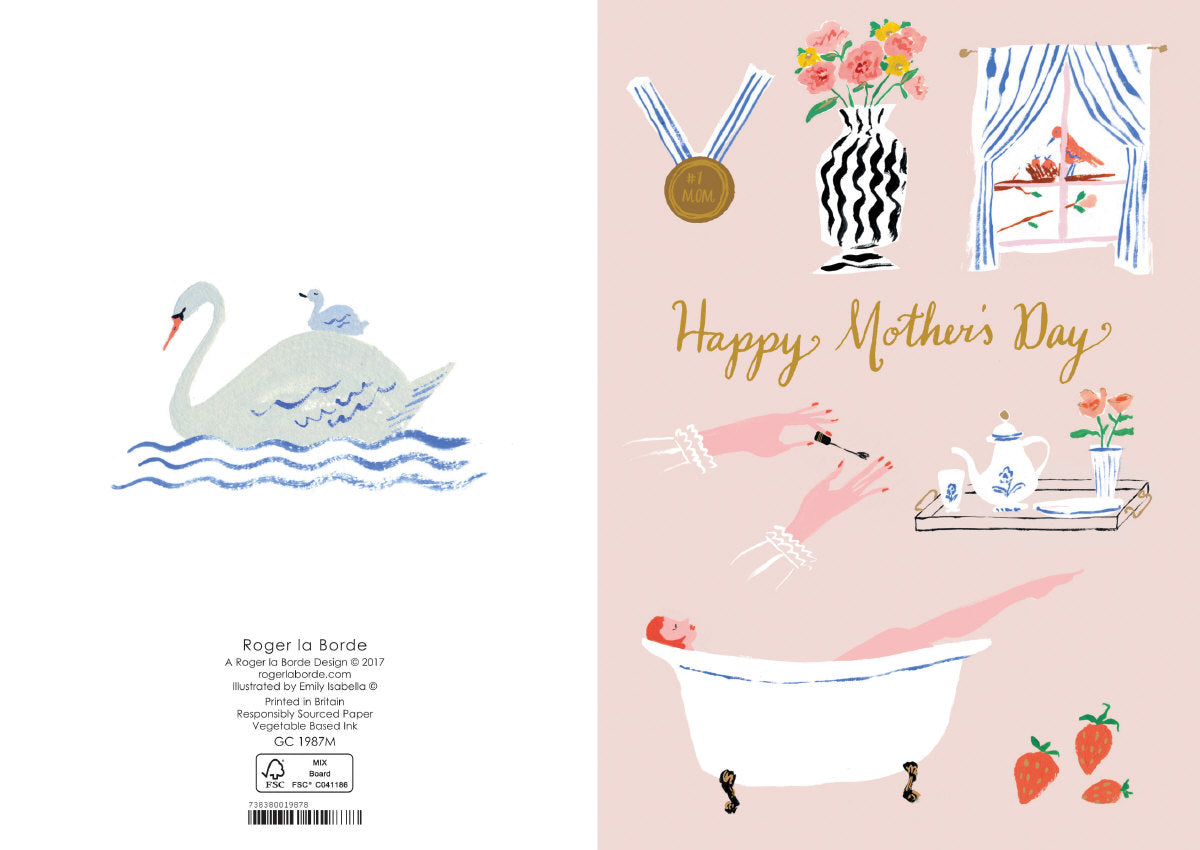 Roger la Borde Little House Standard card featuring artwork by Emily Isabella