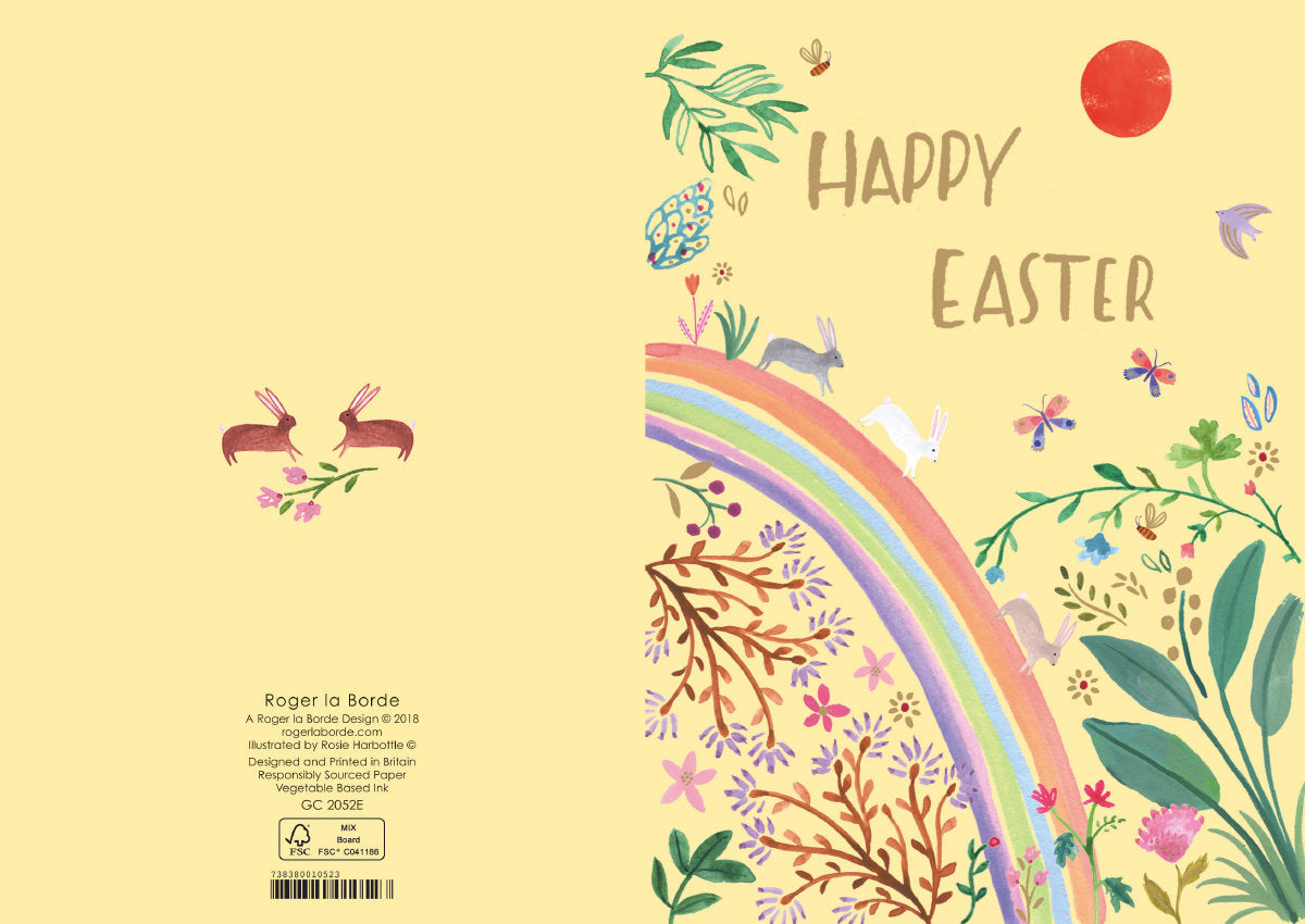 Roger la Borde Over the Rainbow Standard card featuring artwork by Rosie Harbottle