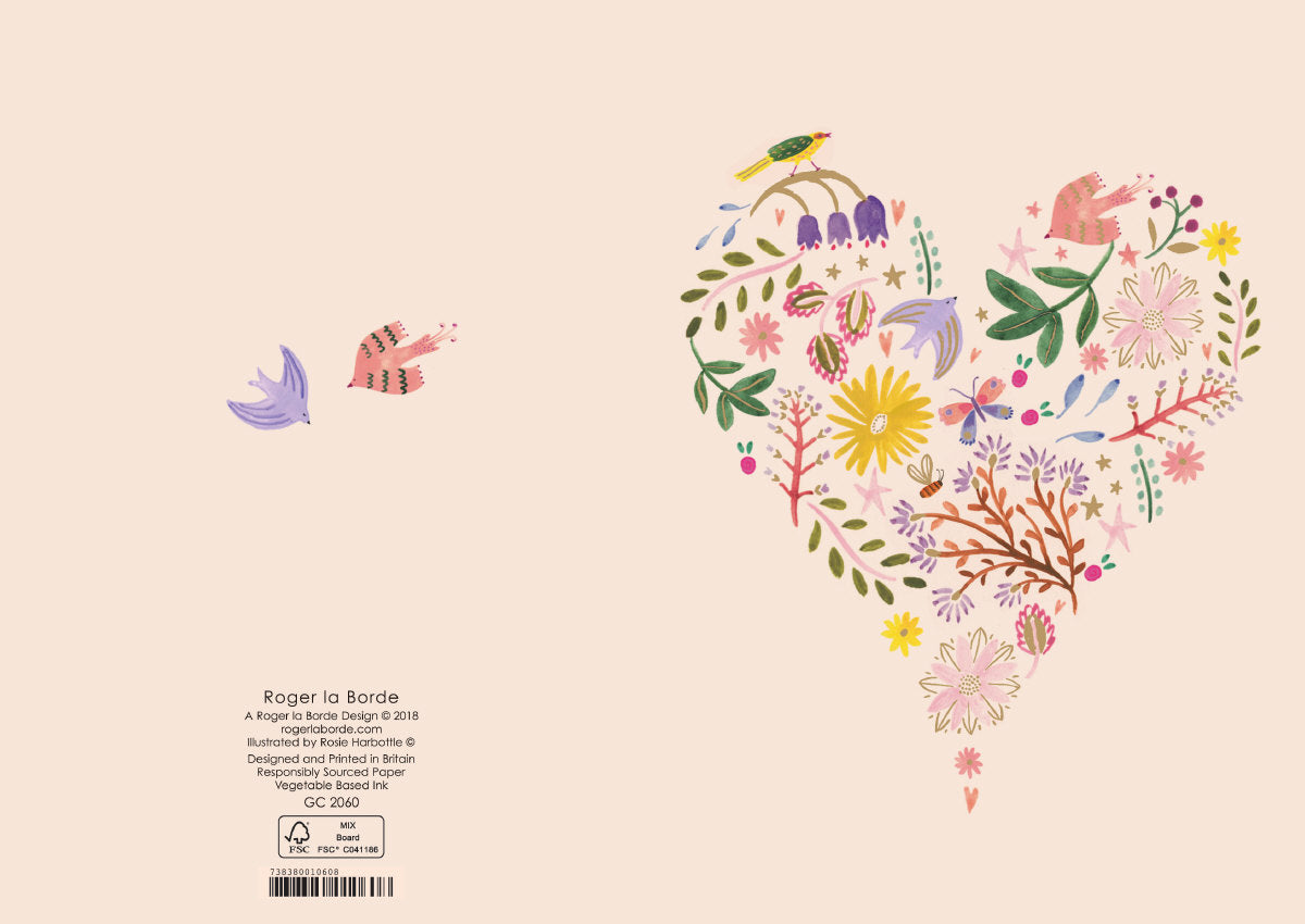 Roger la Borde Over the Rainbow Standard card featuring artwork by Rosie Harbottle