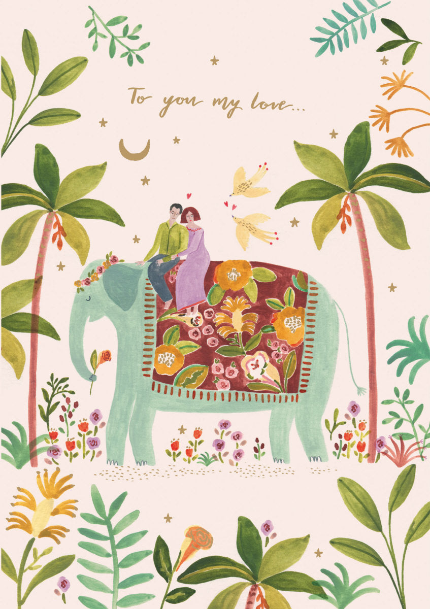 Roger la Borde Over the Rainbow Standard card featuring artwork by Rosie Harbottle