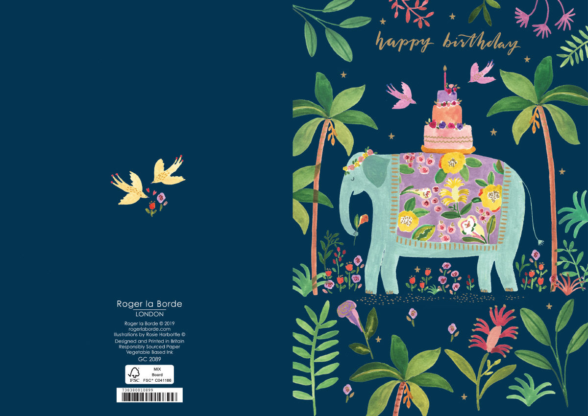 Roger la Borde Over the Rainbow Standard card featuring artwork by Rosie Harbottle