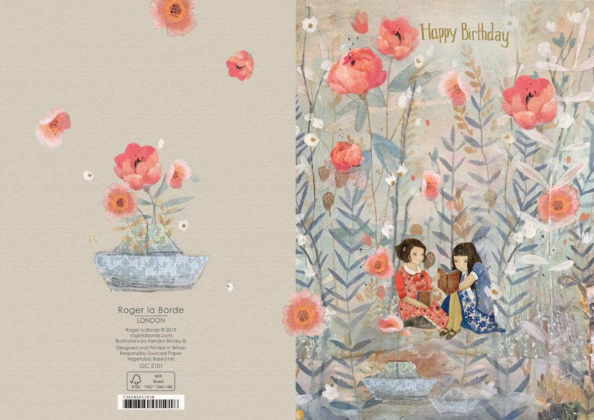 Roger la Borde Dreamland Greeting card featuring artwork by Kendra Binney
