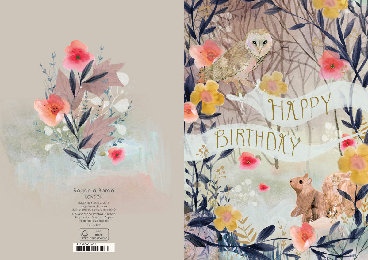 Roger la Borde Dreamland Standard card featuring artwork by Kendra Binney