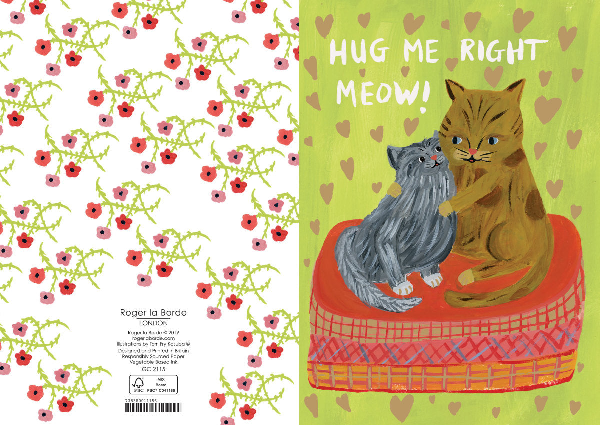 Roger la Borde Pup Talk Standard card featuring artwork by Terri Fry Kasuba