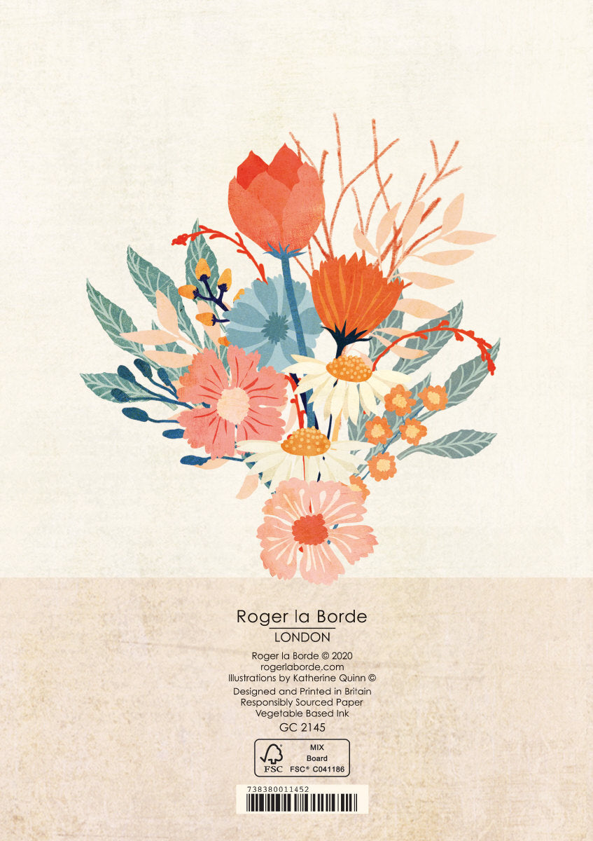 Roger la Borde Night and Day Greeting card featuring artwork by Katherine Quinn