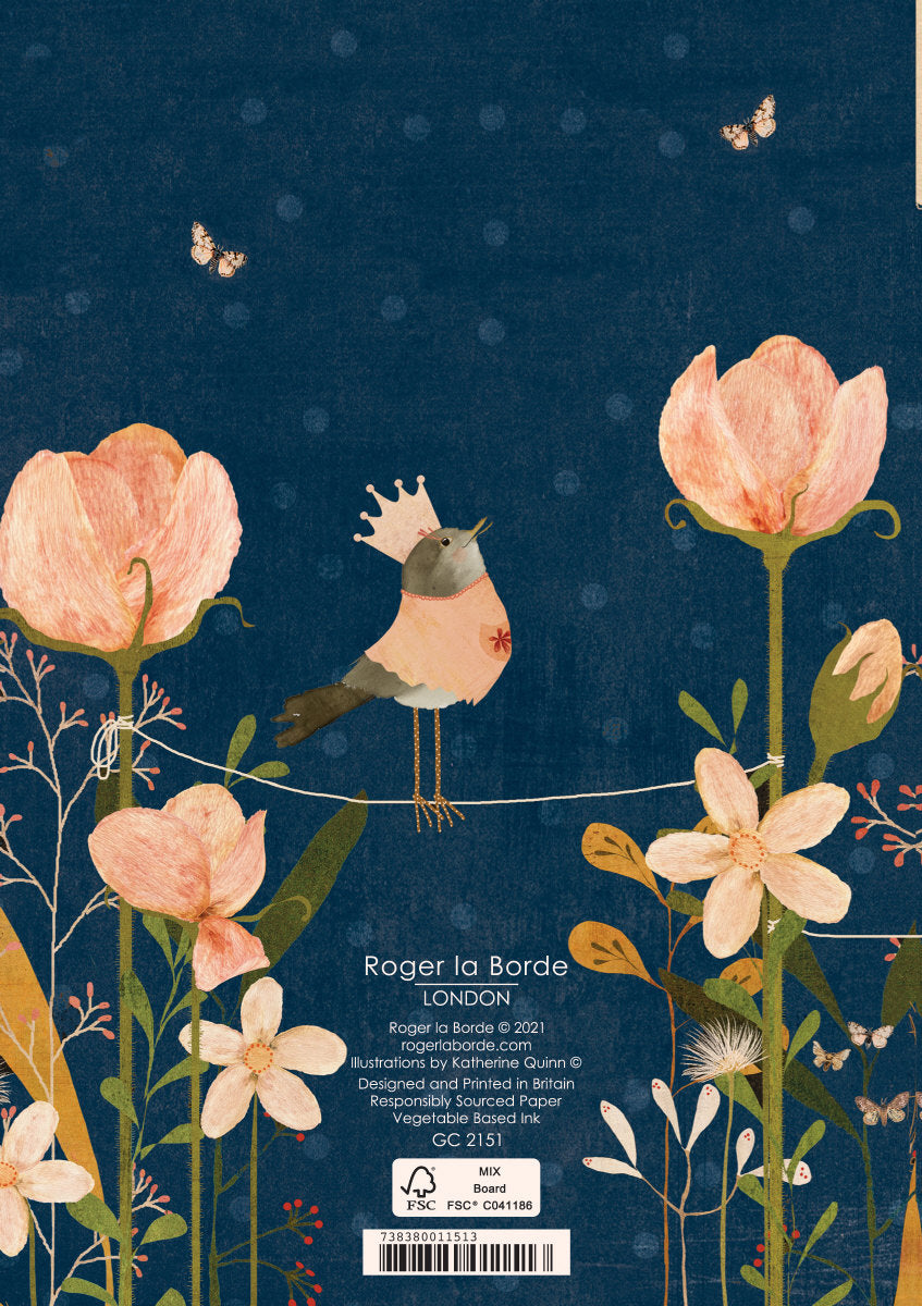 Roger la Borde Night and Day Greeting card featuring artwork by Katherine Quinn