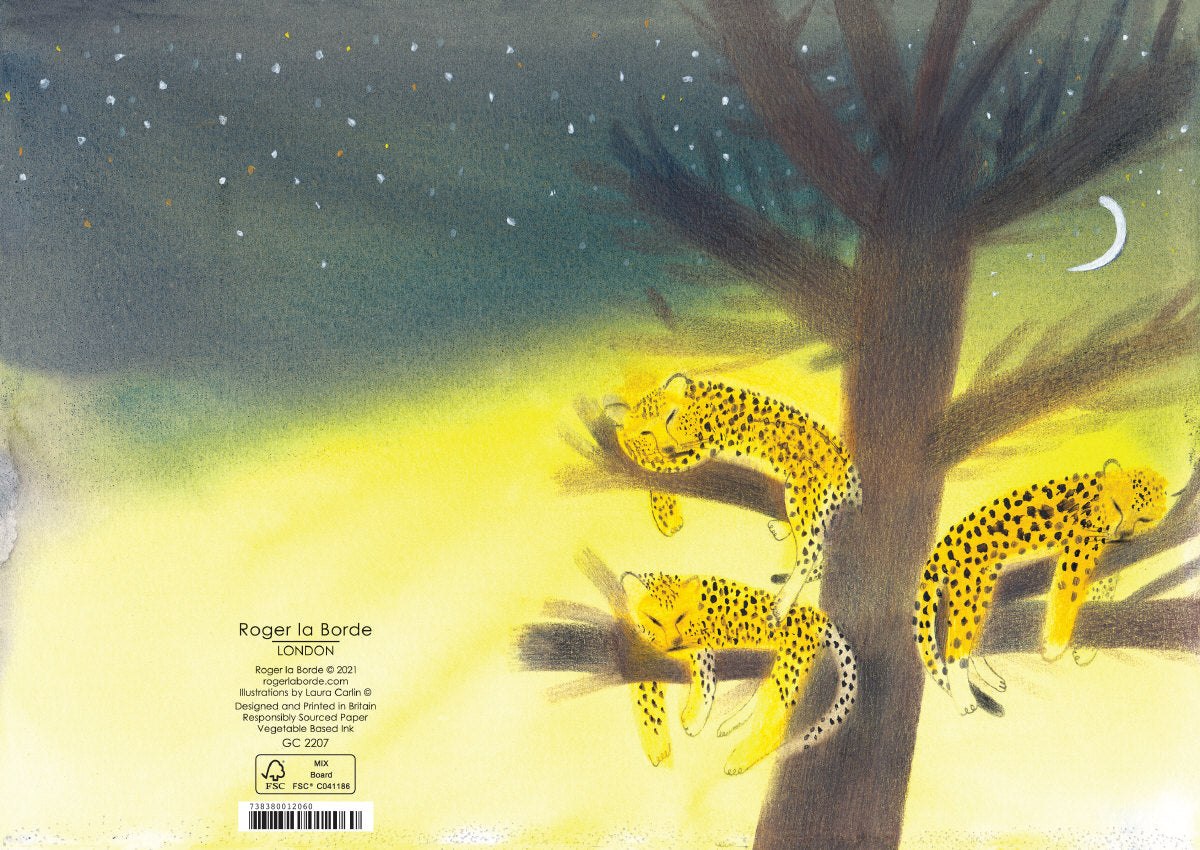 Roger la Borde Wilderness Greeting card featuring artwork by Laura Carlin