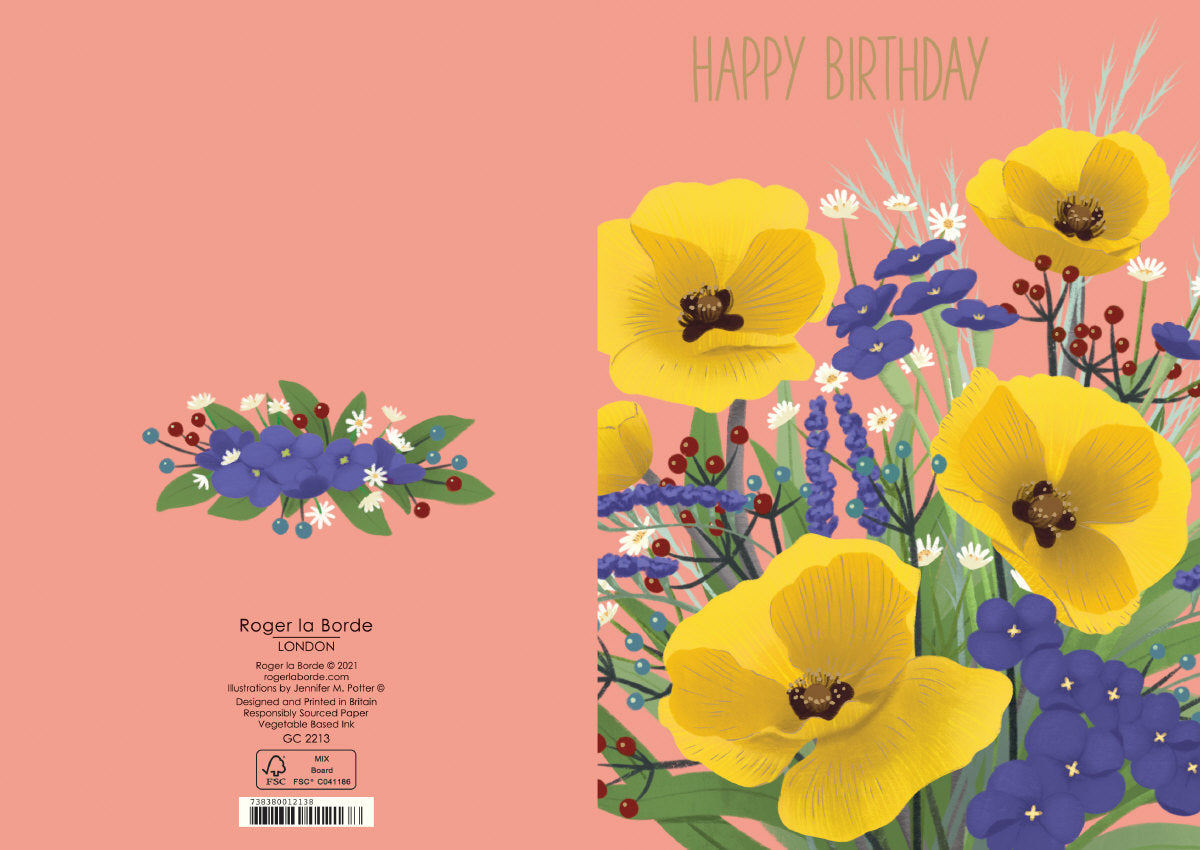 Roger la Borde Menagerie Greeting card featuring artwork by Jennifer M Potter