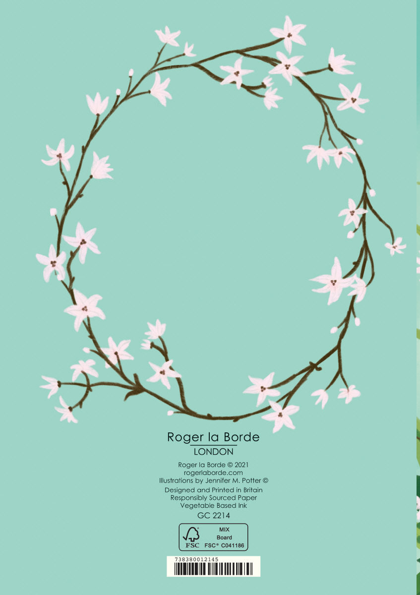 Roger la Borde Menagerie Greeting card featuring artwork by Jennifer M Potter