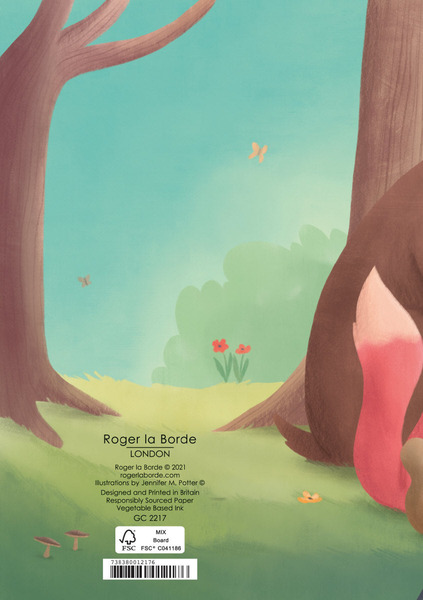 Roger la Borde Menagerie Greeting card featuring artwork by Jennifer M Potter