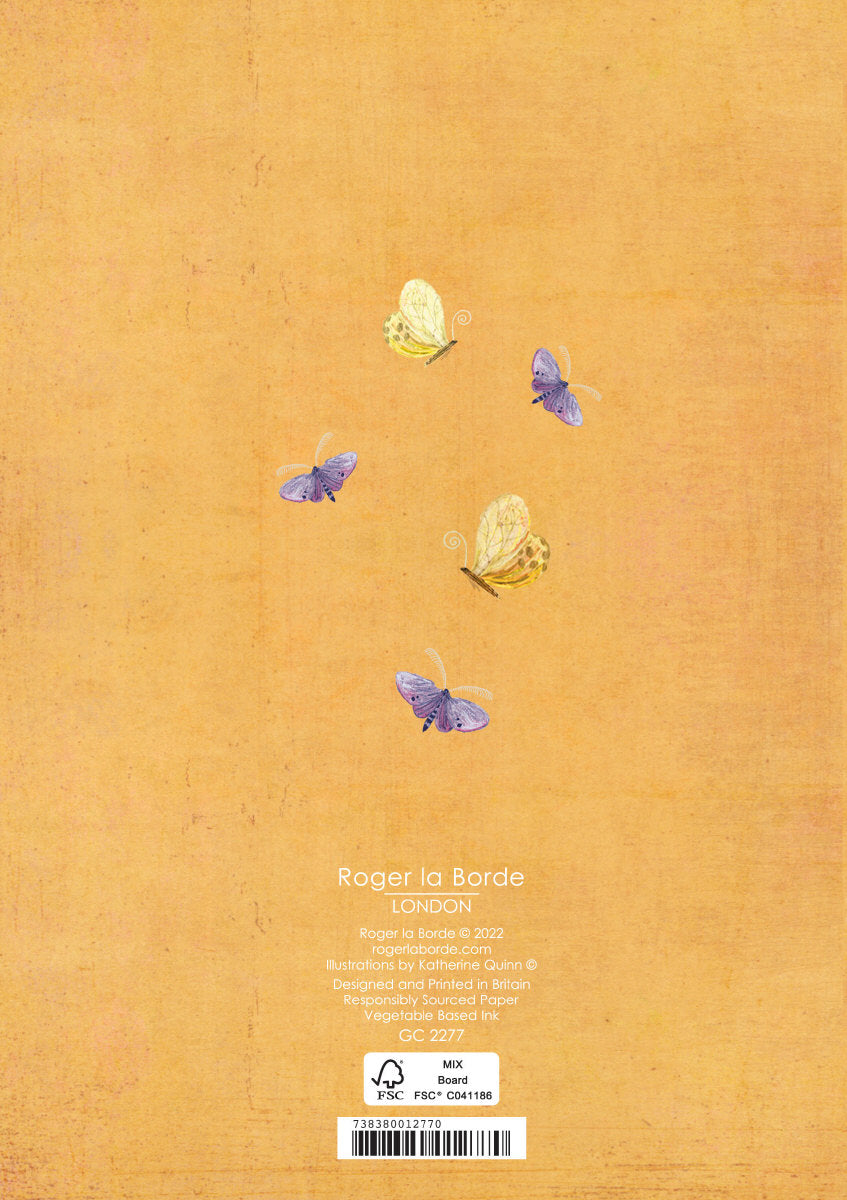 Roger la Borde Night and Day Greeting card featuring artwork by Katherine Quinn