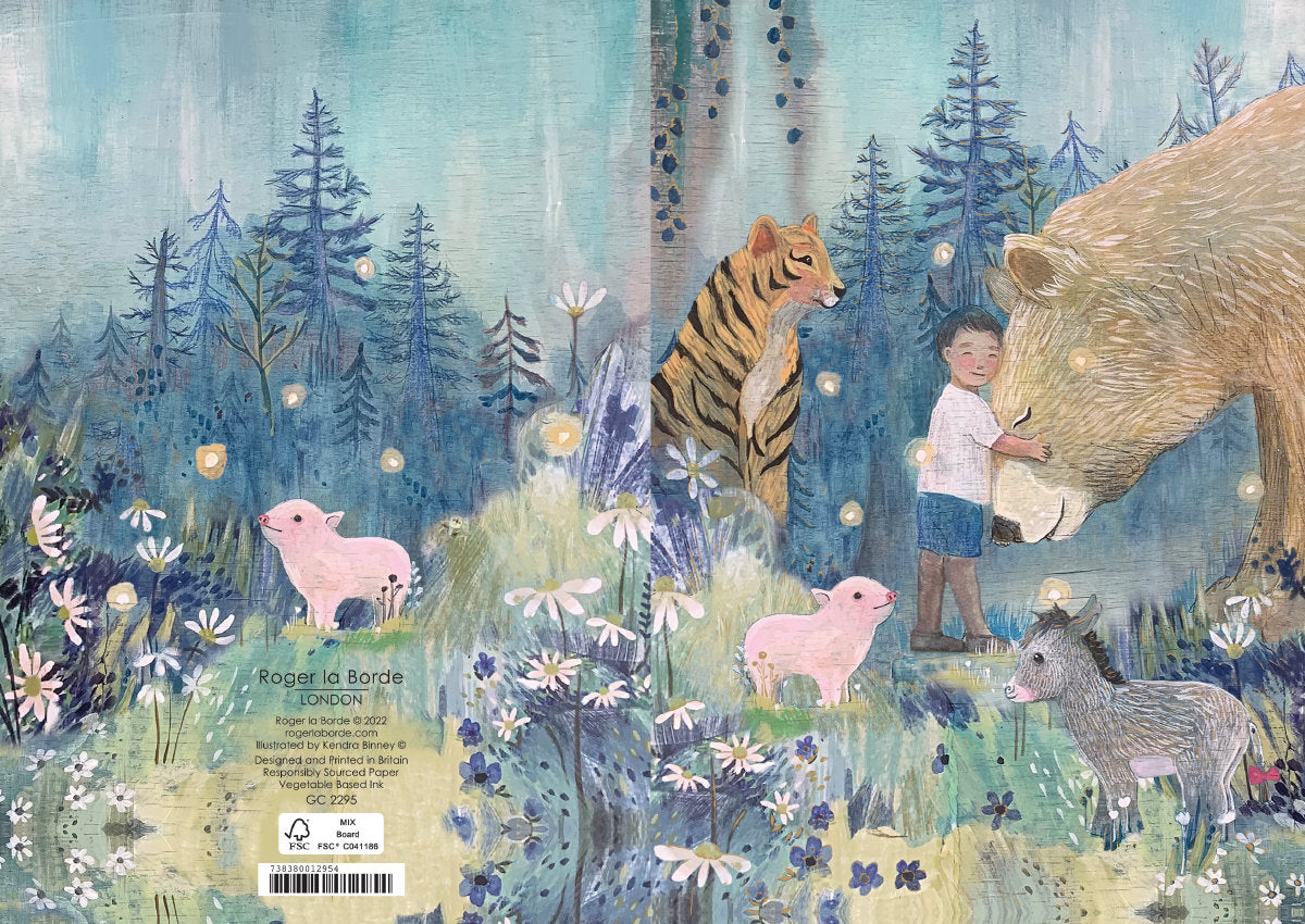 Roger la Borde Dreamland Greeting card featuring artwork by Kendra Binney