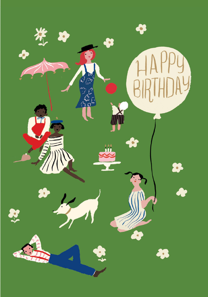 Roger la Borde Little House Petite Card featuring artwork by Emily Isabella