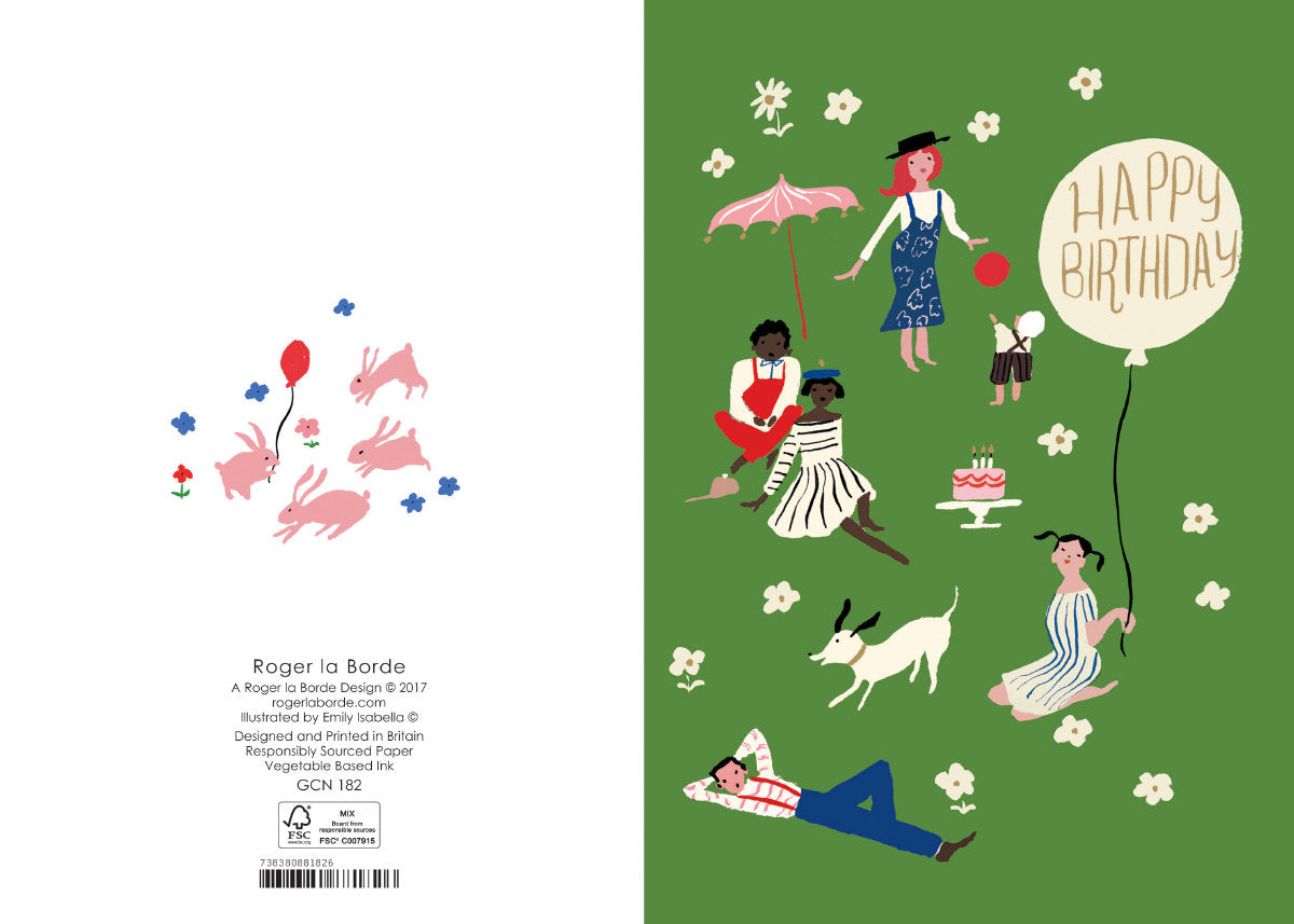 Roger la Borde Little House Petite Card featuring artwork by Emily Isabella