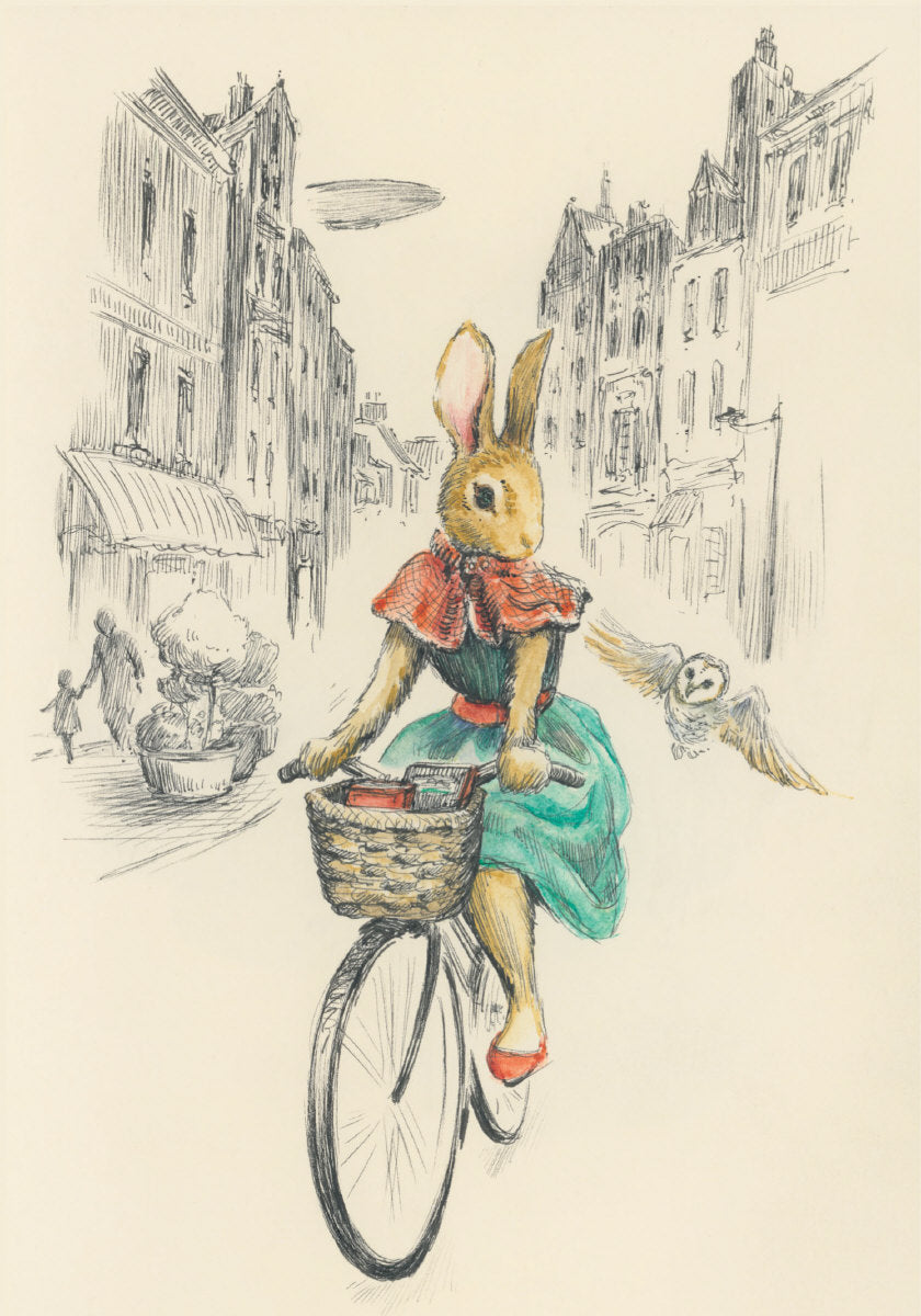 Roger la Borde Mondoodle Petite Card featuring artwork by Elise Hurst