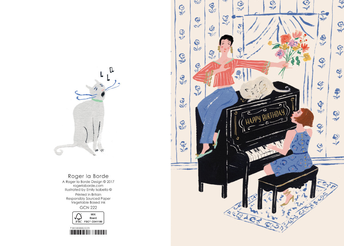 Roger la Borde Little House Petite Card featuring artwork by Emily Isabella