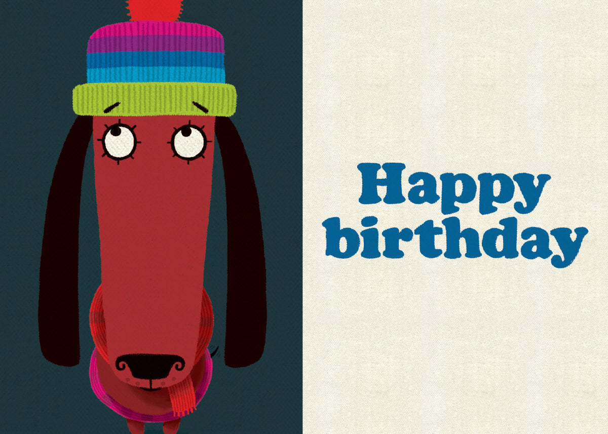 Roger la Borde Odd Dog Out Petite Card featuring artwork by Rob Biddulph