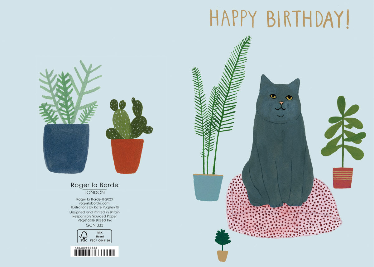 Roger la Borde Chicago School Petite Card featuring artwork by Kate Pugsley