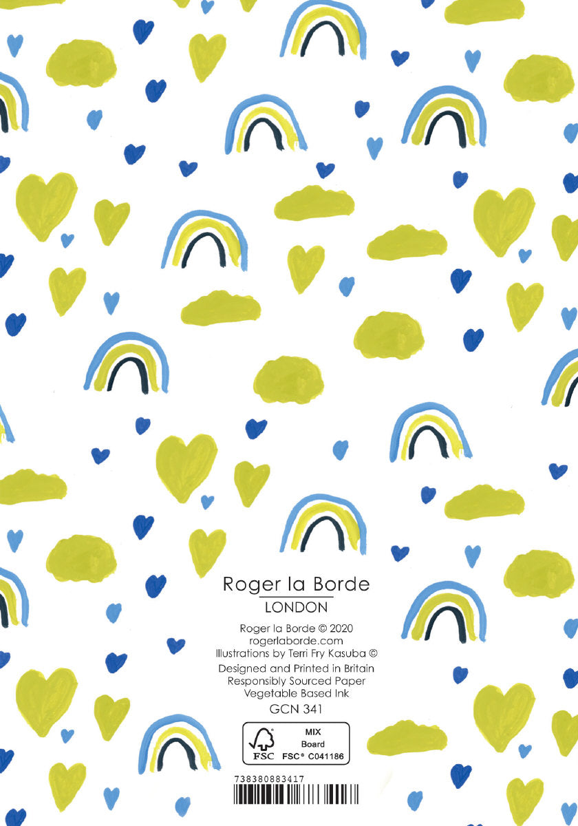 Roger la Borde Pup Talk Petite Card featuring artwork by Terri Fry Kasuba