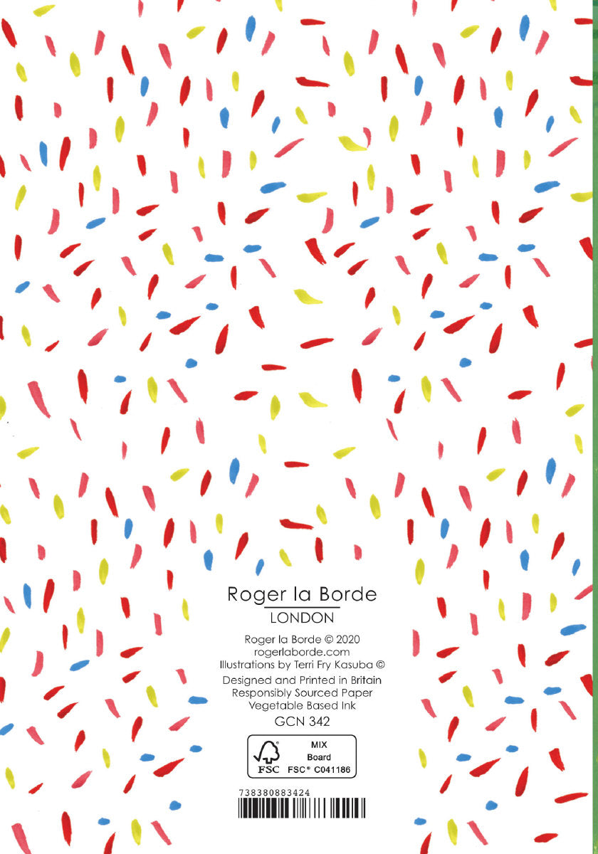 Roger la Borde Pup Talk Petite Card featuring artwork by Terri Fry Kasuba