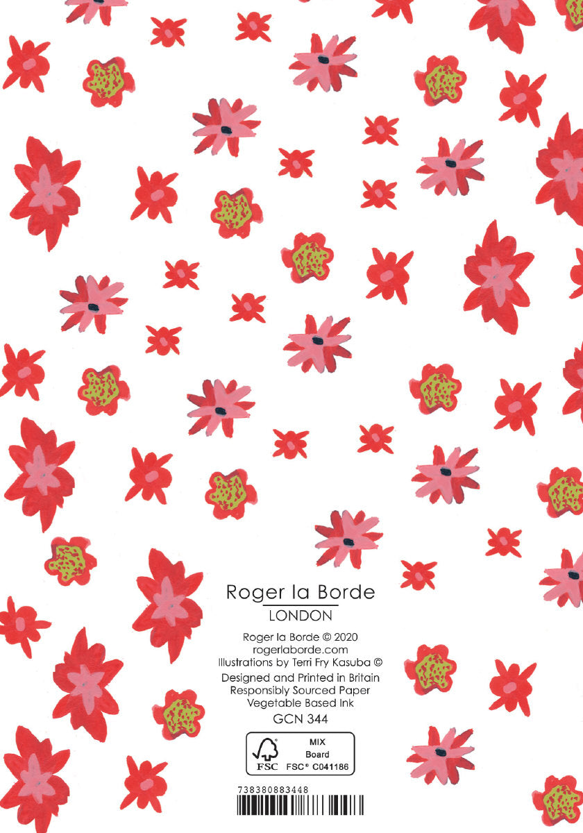 Roger la Borde Pup Talk Petite Card featuring artwork by Terri Fry Kasuba