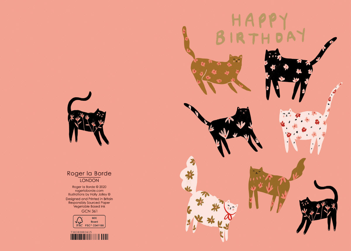 Roger la Borde Cinnamon and Ginger Petite Card featuring artwork by Holly Jolley