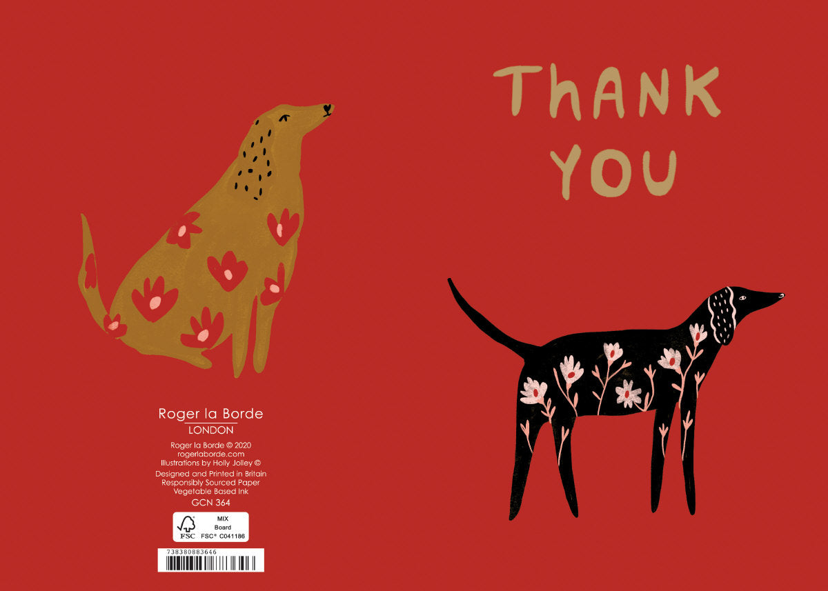 Roger la Borde Cinnamon and Ginger Petite Card featuring artwork by Holly Jolley