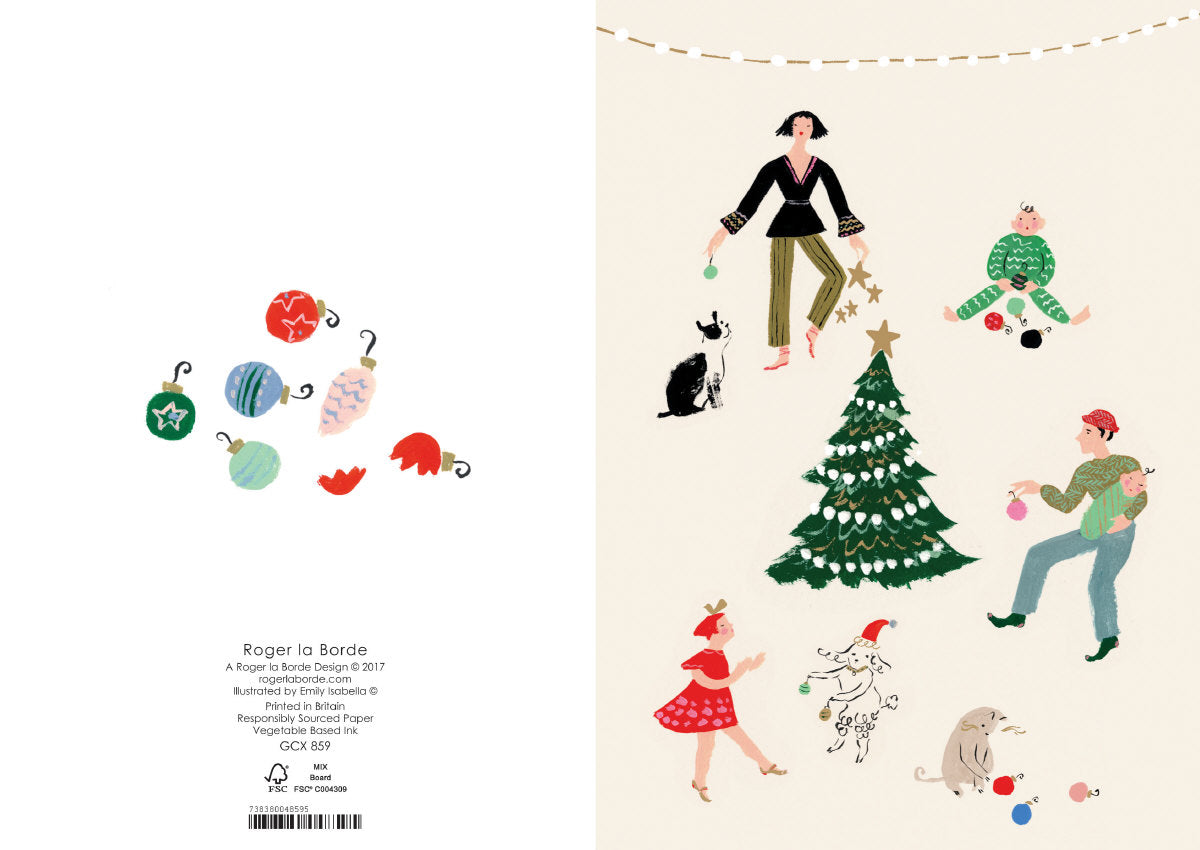 Roger la Borde Little House Standard card featuring artwork by Emily Isabella