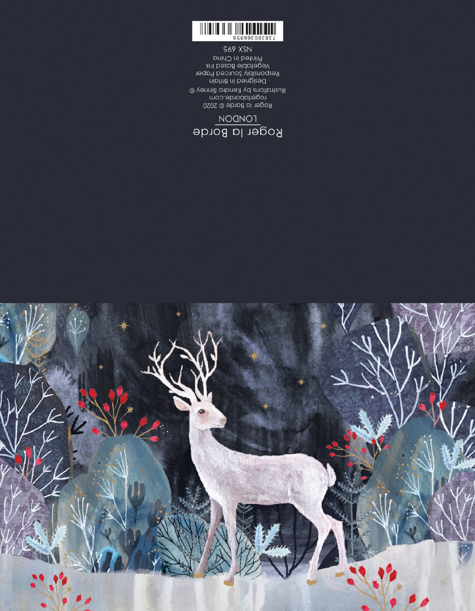 Roger la Borde Silver Stag Gold Foil Ccard Pack featuring artwork by Kendra Binney