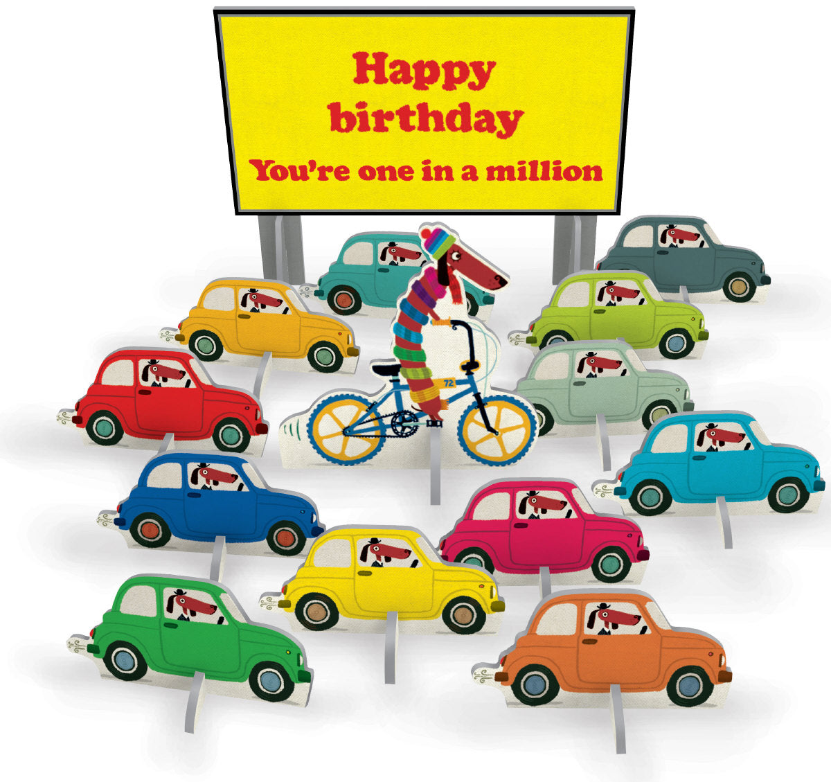 Roger la Borde Odd Dog Out Pop & Slot Card featuring artwork by Rob Biddulph