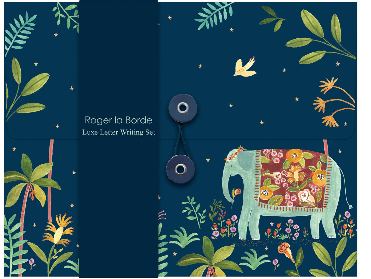 Roger la Borde Over the Rainbow Writing paper set featuring artwork by Rosie Harbottle