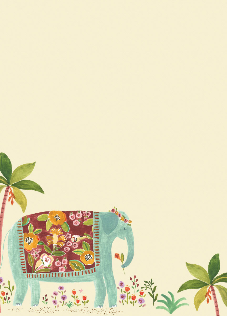 Roger la Borde Over the Rainbow Writing paper set featuring artwork by Rosie Harbottle