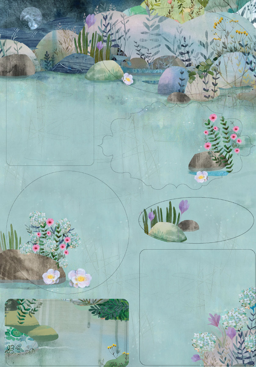 Roger la Borde Dreamland Writing paper set featuring artwork by Kendra Binney