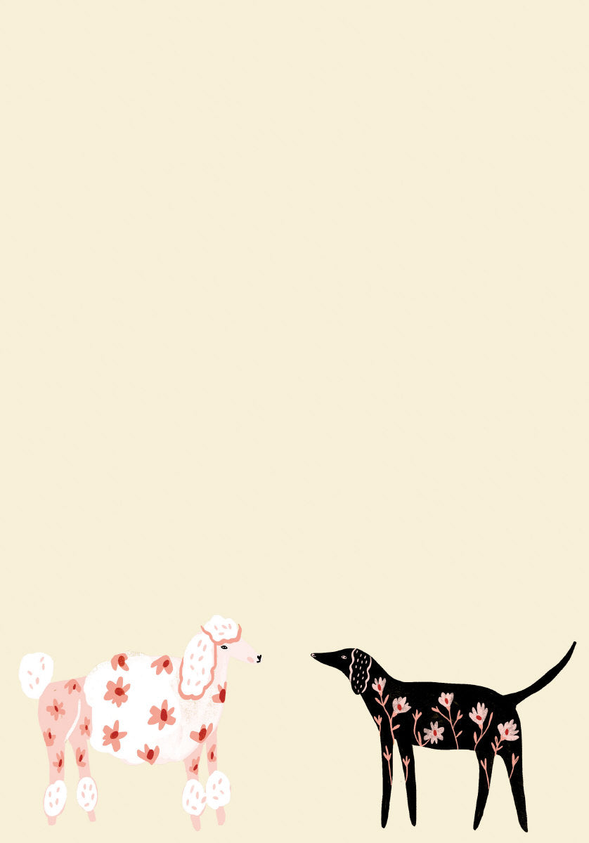 Roger la Borde Cinnamon and Ginger Writing paper set featuring artwork by Holly Jolley