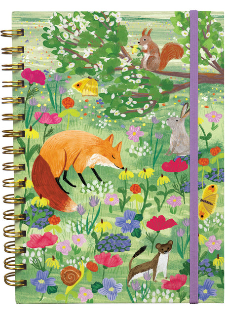 Roger la Borde Meadowland A5 Wiro Book featuring artwork by Katie Vernon