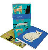 Roger la Borde Pretty Paws A6 Softback Journal Set featuring artwork by Anne Bentley