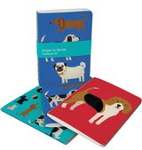 Roger la Borde Shaggy Dogs A6 Softback Journal Set featuring artwork by Anne Bentley