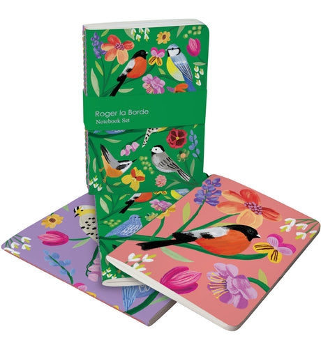 Roger la Borde Birdhaven A6 Softback Journal Set featuring artwork by Katie Vernon