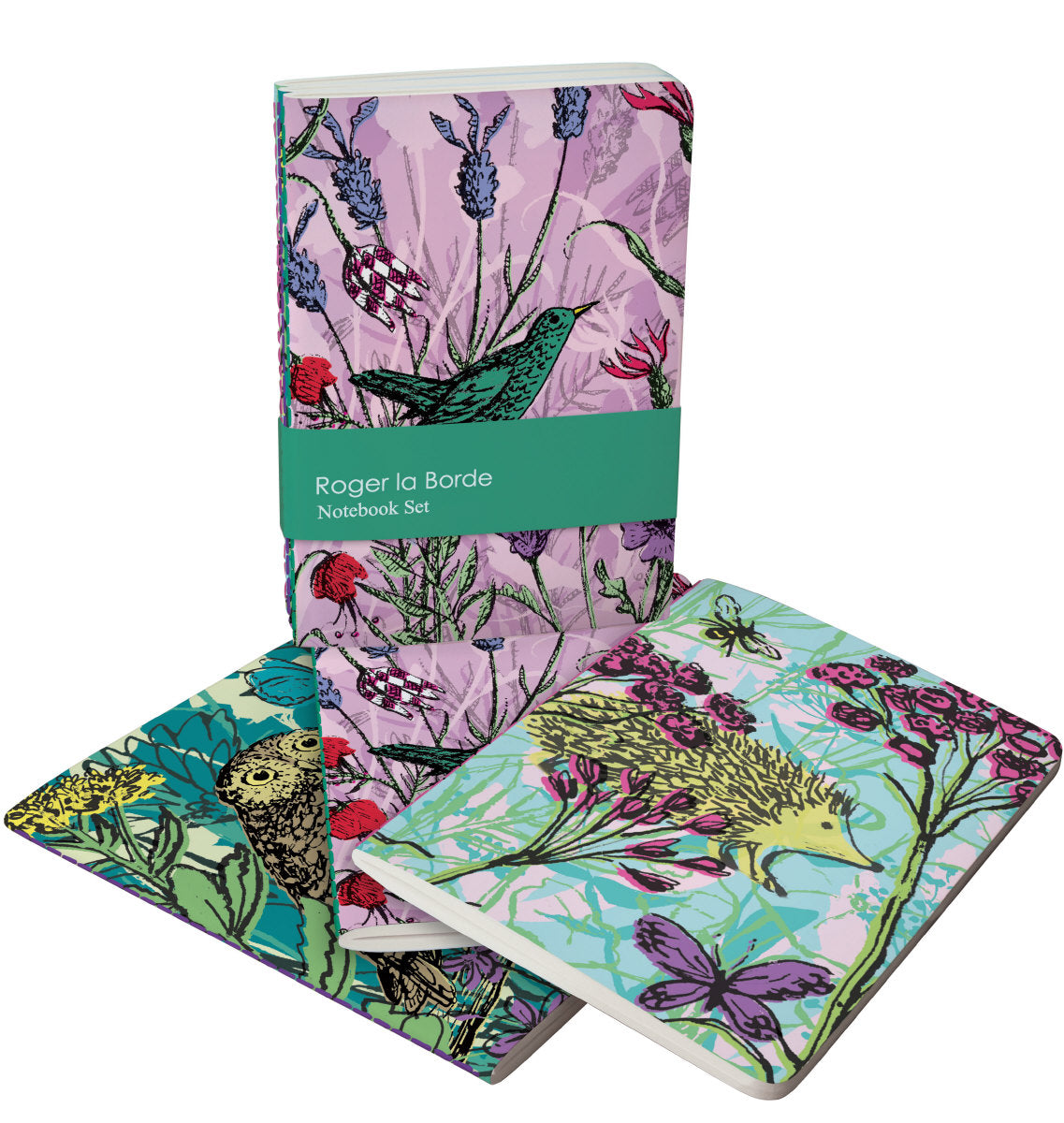 Roger la Borde Woodland Journal A6 Softback Journal Set featuring artwork by Roger la Borde