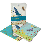 Roger la Borde Hummingbird A6 Softback Journal Set featuring artwork by Lara Hawthorne