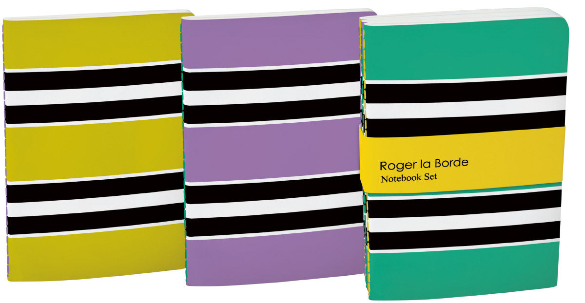 Roger la Borde Riviera A6 Softback Journal Set featuring artwork by n/a