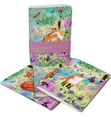 Roger la Borde Sunny and Wild A6 Softback Journal Set featuring artwork by Fay Ford