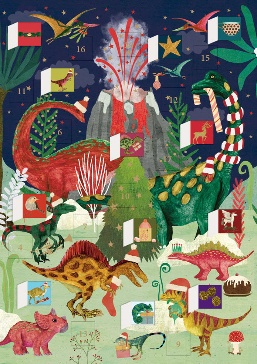 Roger la Borde The Epoch before Christmas Advent calendar card featuring artwork by Katherine Quinn