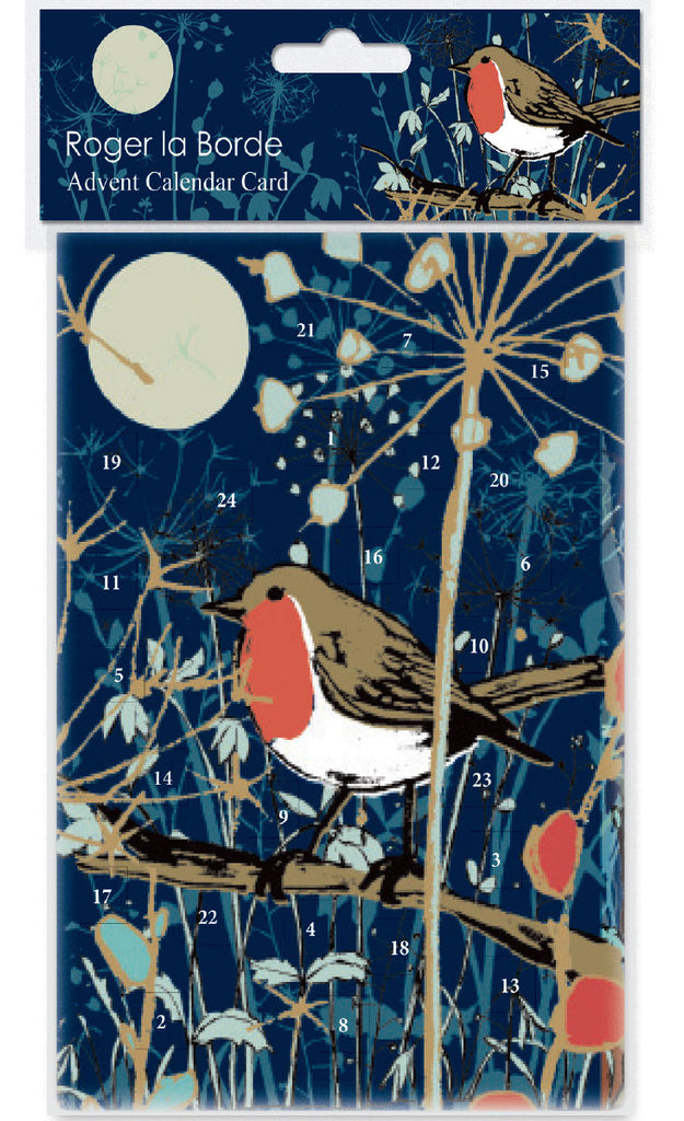 Roger la Borde Winters Tale Advent calendar card featuring artwork by MCS