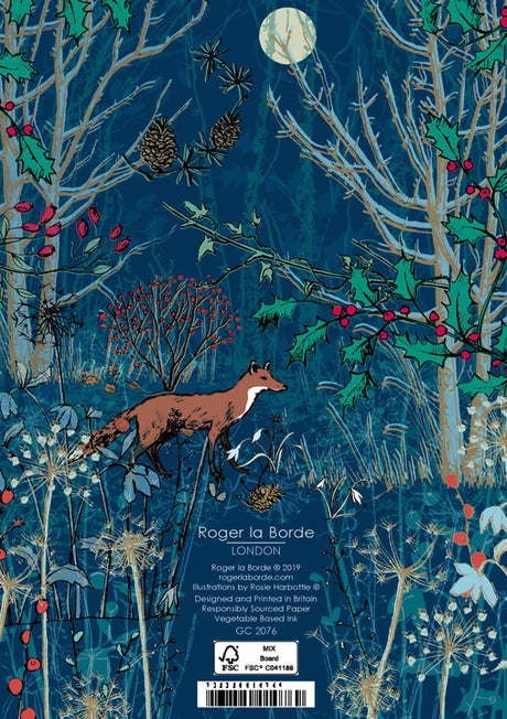 Roger la Borde Winters Tale Advent calendar card featuring artwork by Roger la Borde