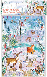 Roger la Borde Wild Winters Song Advent calendar card featuring artwork by Fay Ford