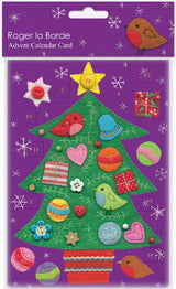 Roger la Borde Fuzzy Friends Advent calendar card featuring artwork by Clare Beaton