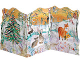 Roger la Borde Wild Winters Song Trifold Advent Calendar featuring artwork by Fay Ford