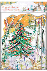 Roger la Borde Wild Winters Song Trifold Advent Calendar featuring artwork by Fay Ford