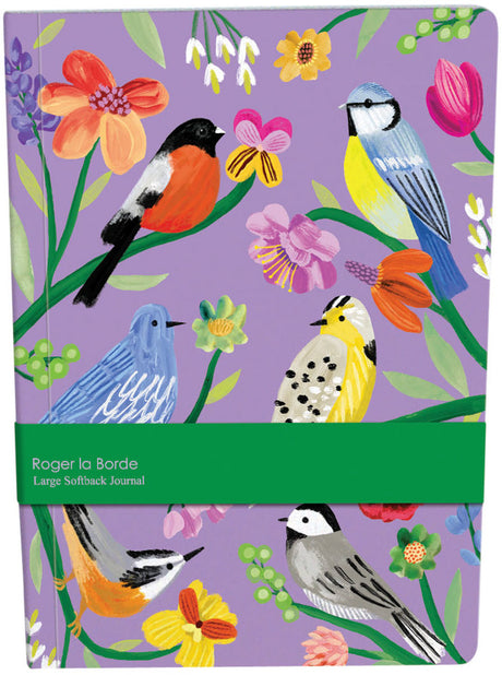 Roger la Borde Birdhaven Large Softback Journal featuring artwork by Katie Vernon